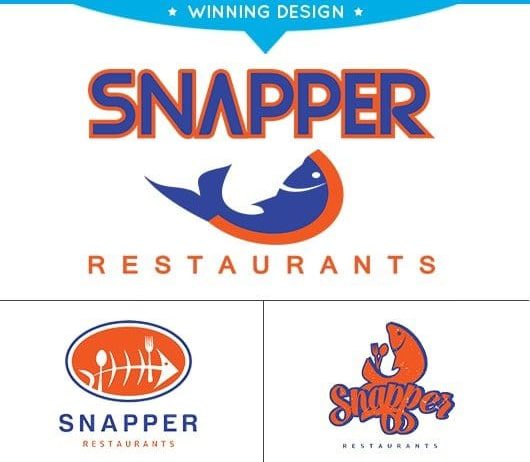 Snapper Restaurants logo design